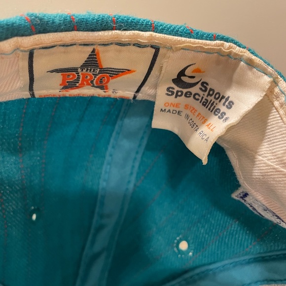 Vintage Miami Dolphins Pinstripe Script Snapback - Picture 5 of 6